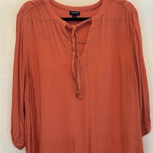 Torrid Women's Terracotta Blouse